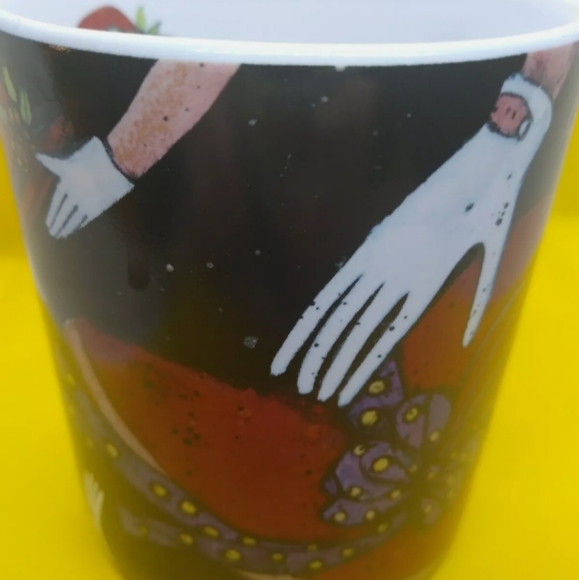 Lang & Wise Susan Winget Red Hats Mug 2004 Purple - Picture 2 of 11